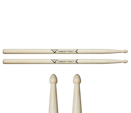 Vater Classics 2B Wood Tip Drumsticks