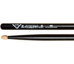 Vater Eternal Black 5B Wood Tip Drumsticks