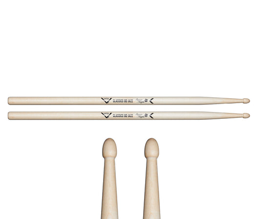 Vater Sugar Maple Classics 8D Jazz Wood Tip Drumsticks