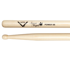 Vater Sugar Maple Power 5B Wood Tip Drumsticks