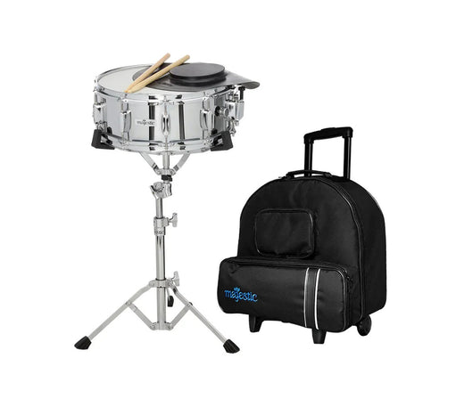 Majestic Snare & Practice Pad Kit - With Trolley