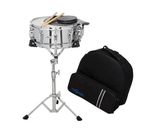 Majestic Snare & Practice Pad Kit - With Backpack