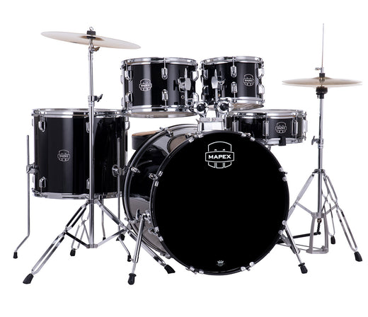 Mapex Comet Rock Fusion Drum Kit in Dark Black