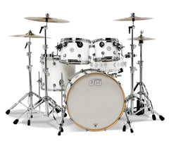 DW Design Series 4-Piece Maple Shell Pack In Gloss White