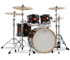 DW Design Series 4-Piece Maple Shell Pack In Tobacco Burst