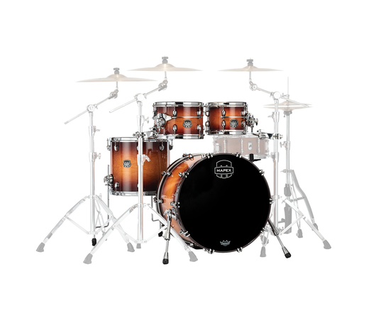 Mapex Saturn Evolution Classic Maple 4-Piece Shell Pack in Exotic Sunburst