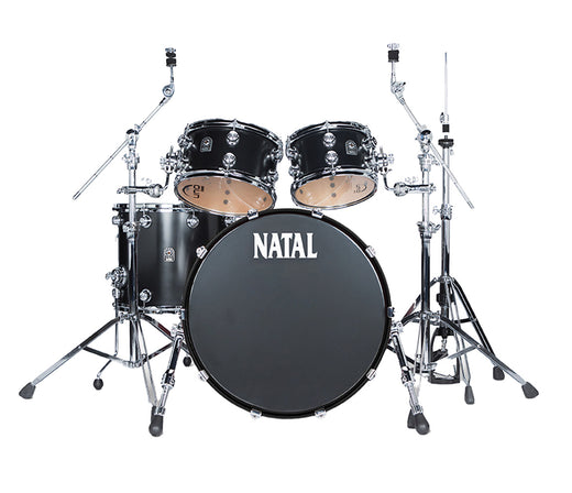 Natal Originals Maple F20 4-piece Shell Pack in Matte Black