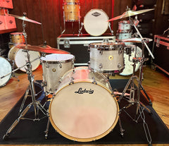 Ludwig Continental Pro Beat Plus in Silver Sparkle