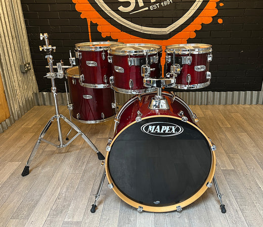 Pre-Loved Mapex VXB 5-piece Shell Pack in Red Lacquer