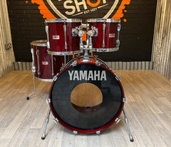 Pre-Loved Vintage Yamaha Recording Custom 4-piece Shell Pack in Cherry Wood Lacquer