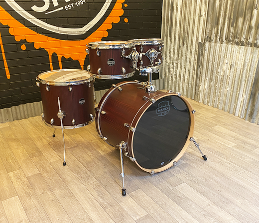 pre loved mapex mars shell pack in blood red