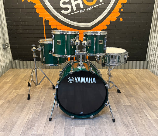 Pre Loved Yamaha Stage Custom 5-Piece Shell Pack in Emerald Green