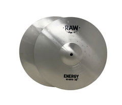 RAW 'ENERGY' 14' Hi Hat Cymbals Pair