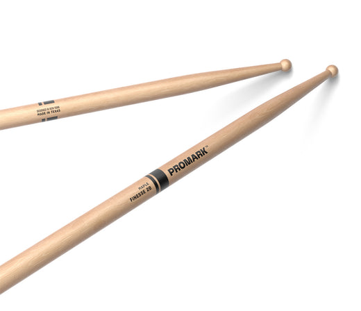 ProMark Finesse 2B Maple Drumstick, Small Round Wood Tip