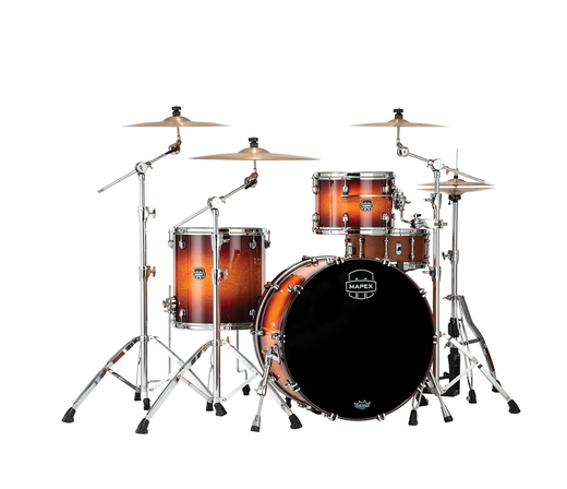 Mapex Saturn Evolution Hybrid Powerhouse Rock 3-Piece Shell Pack in Exotic Sunburst