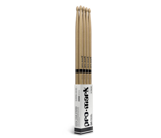 ProMark Classic Forward 5A Hickory Drumsticks, Oval Wood Tip, 4-Pack