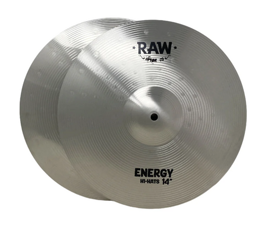 RAW 'ENERGY' 14' Hi Hat Cymbals Pair