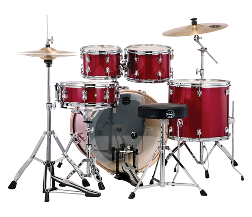 Mapex Venus Rock Complete Drum Kit in Crimson Red Sparkle – Drum Shop