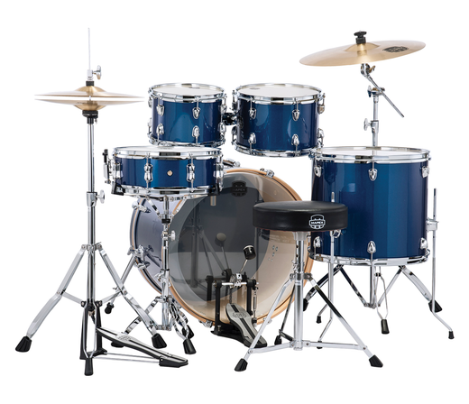 Mapex Venus Rock Complete Drum Kit in Blue Sky Sparkle – Drum Shop