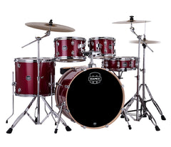 Mapex Venus Rock Complete Drum Kit in Crimson Red Sparkle