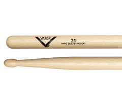 Vater 2B Wood Tip American Hickory Drumsticks