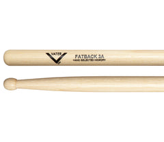 Vater 3A Fatback Wood Tip American Hickory Drumsticks