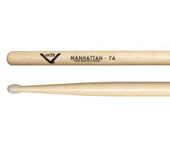 Vater Manhattan 7A Nylon Tip American Hickory Drumsticks