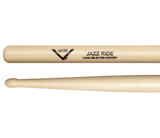 Vater Jazz Ride Wood Tip American Hickory Drumsticks