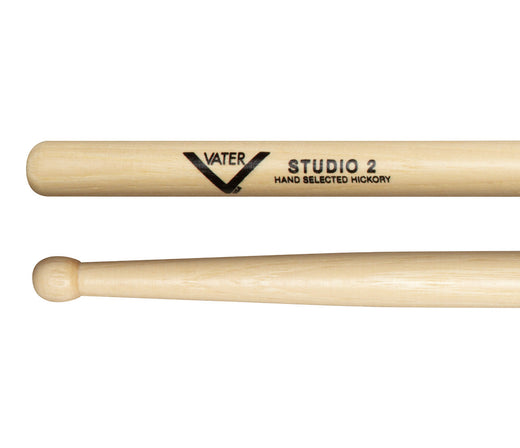 Vater Studio 2 Wood Tip American Hickory Drumsticks