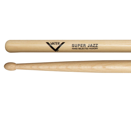 Vater Super Jazz Wood Tip American Hickory Drumsticks