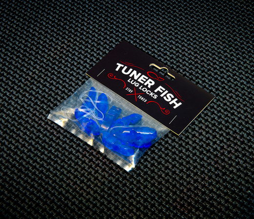 Tuner Fish Lug Locks Blue 8 Pack