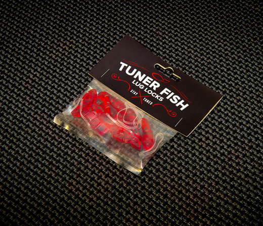 Tuner Fish Lug Locks Red 8 Pack