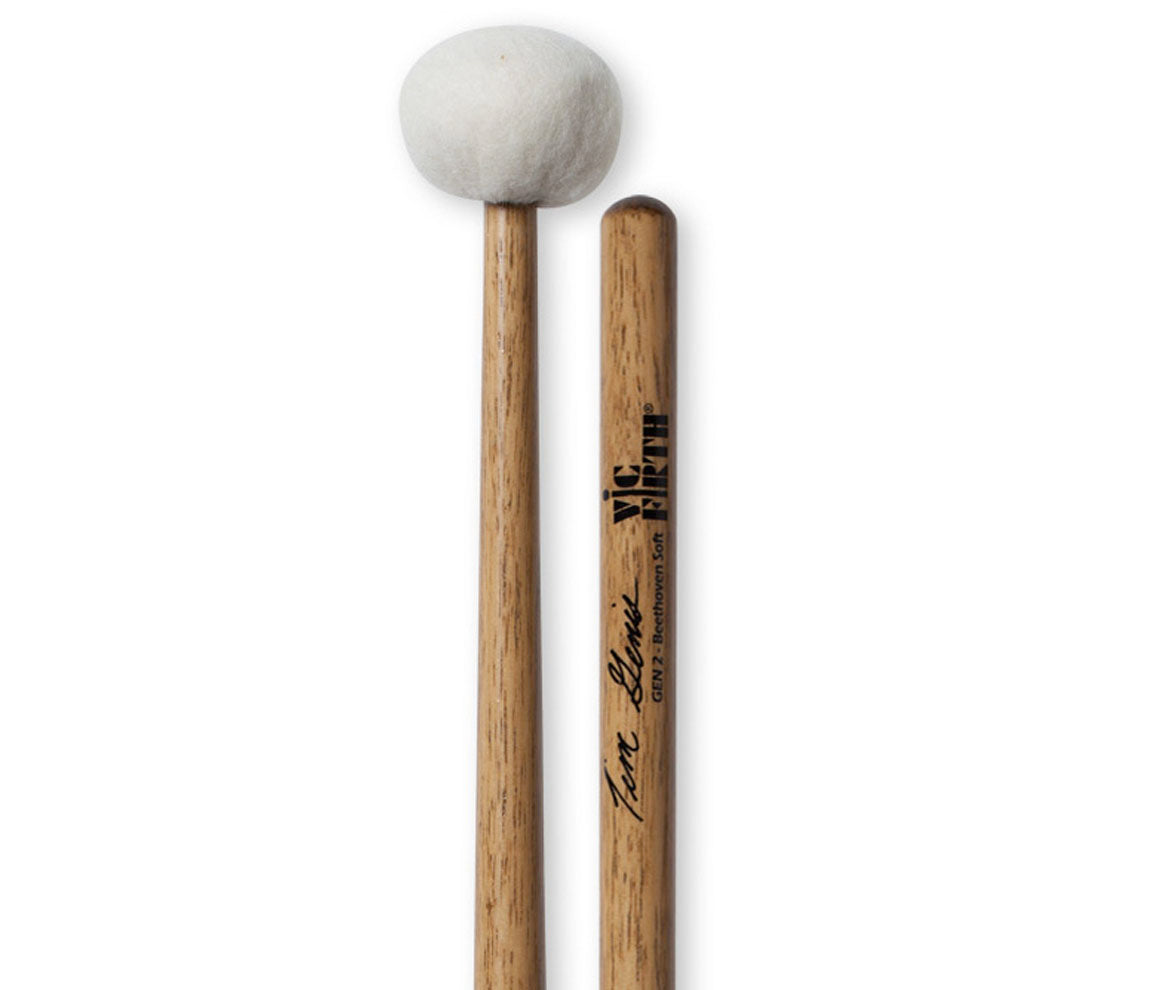 Vic Firth Tim Genis - Beethoven Soft Timpani Mallets, Vic Firth, Mallets, Felt Core, Drumsticks & Mallets