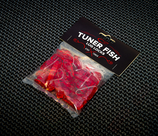 Tuner Fish Lug Locks Red 24 Pack