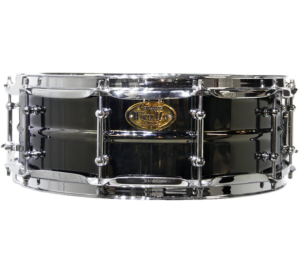 Worldmax 14″ x 5″ Brass Nickel Hammered Snare Drum – Chrome Hardware – BR  Distribution