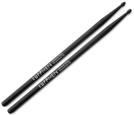 Kuppmen Carbon Fiber 5A Drumsticks, Kuppmen, Drumsticks, Black, 15.945