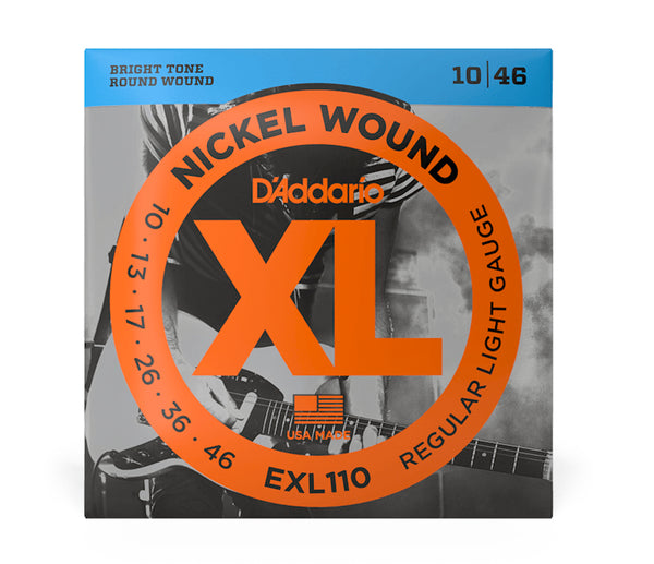 Daddario XL Nickel Wound Electric Guitar Strings Regular Lite