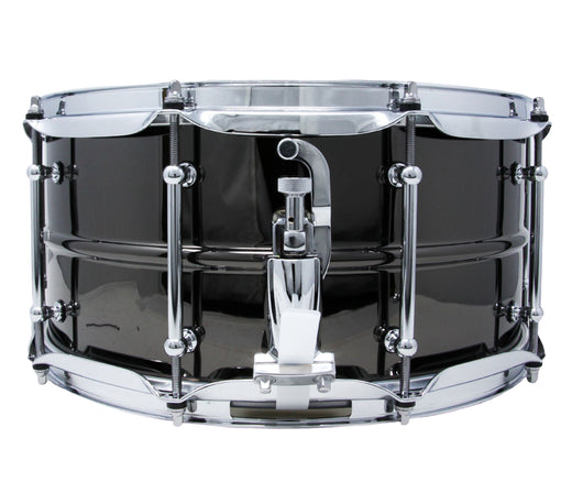 Pork pie big black store brass snare drum