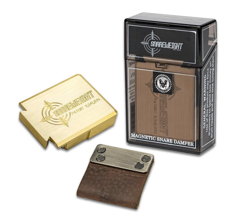 Snareweight Solid Brass #5, Standard Leather Insert and Case