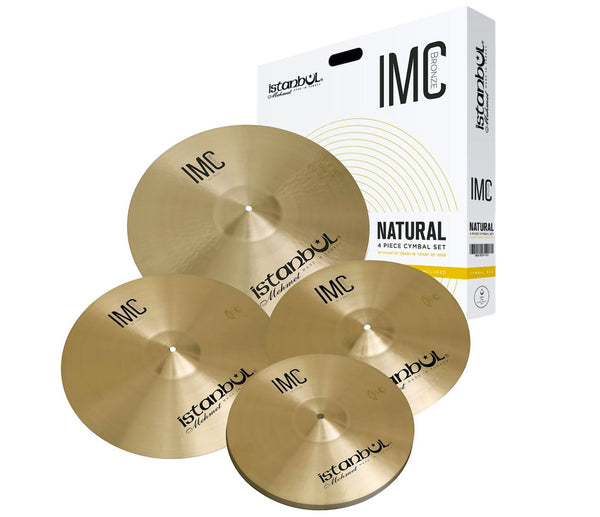 Istanbul Mehmet IMC 4 Piece Natural Cymbal Set (IMC-HH14, IMC-C16