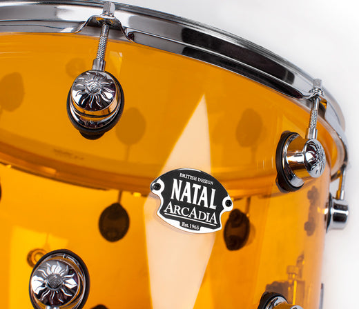 Natal Arcadia Acrylic 3-Piece Shell Pack in Transparent Orange 